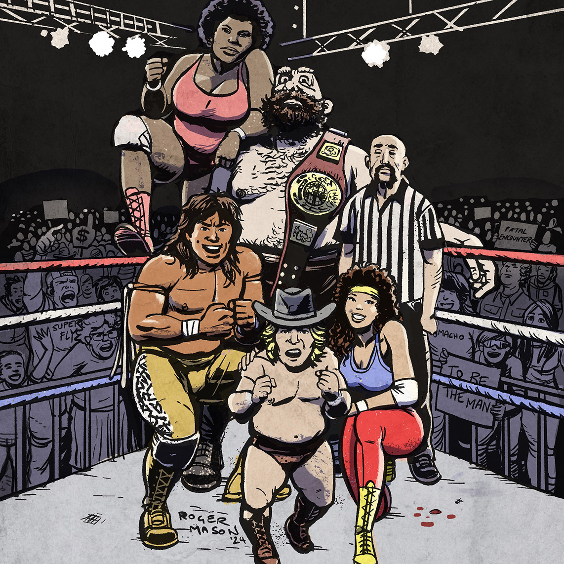 Professional wrestling illustration