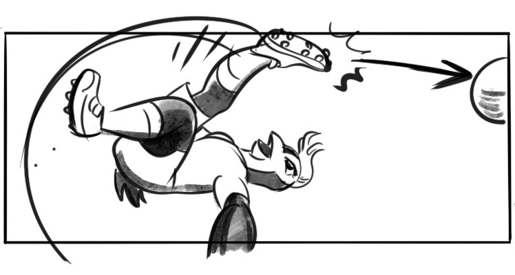 FIFA Women’s World Cup 2023. Storyboard sequence.