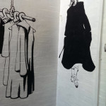 Roger Mason painting mural in Dalston